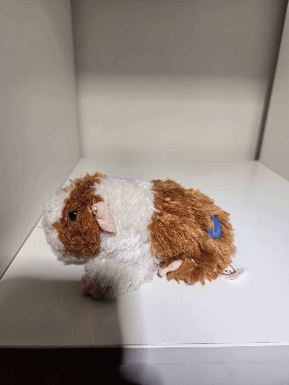 Ty Brown & White Guinea Pig Plush Fullball